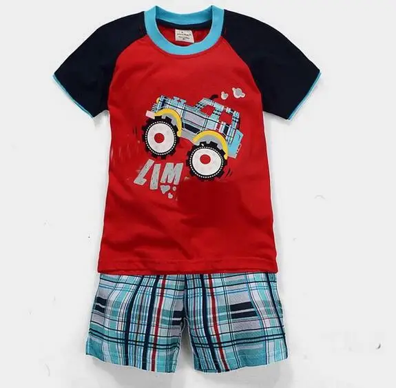 style 36 Хлопковая одежда для детей ростом от 90-130 см детские пижамы с мультяшным принтом для мальчиков и девочек, летние шорты с длинным рукавом детская одежда для сна, пижамы для малышей, одежда для сна, ночное белье, домашняя одежда - Цвет: style 36