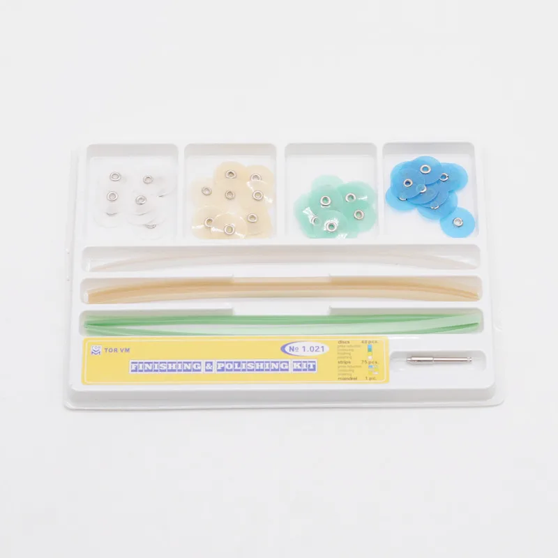 Полимерный материал для наполнения зубов полировальные диски полоски набор
