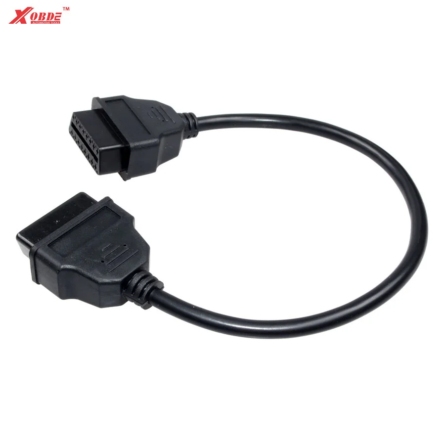 OBD2 16 контактный кабель удлинитель Мама-мама волоконно оптический для автомобиля