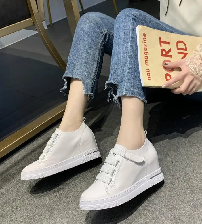 Женская обувь с внутренним подъемом новинка 2019 года Европейская и американская