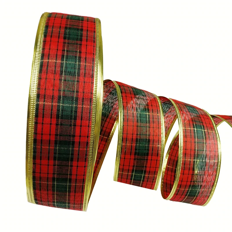 20 ярдов Рождество Санта Клаус Снеговик полоса блестящая Проводная лента торты