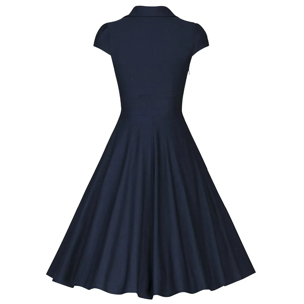 Женское винтажное вечернее платье в стиле рокабилли 50-60-х годов с