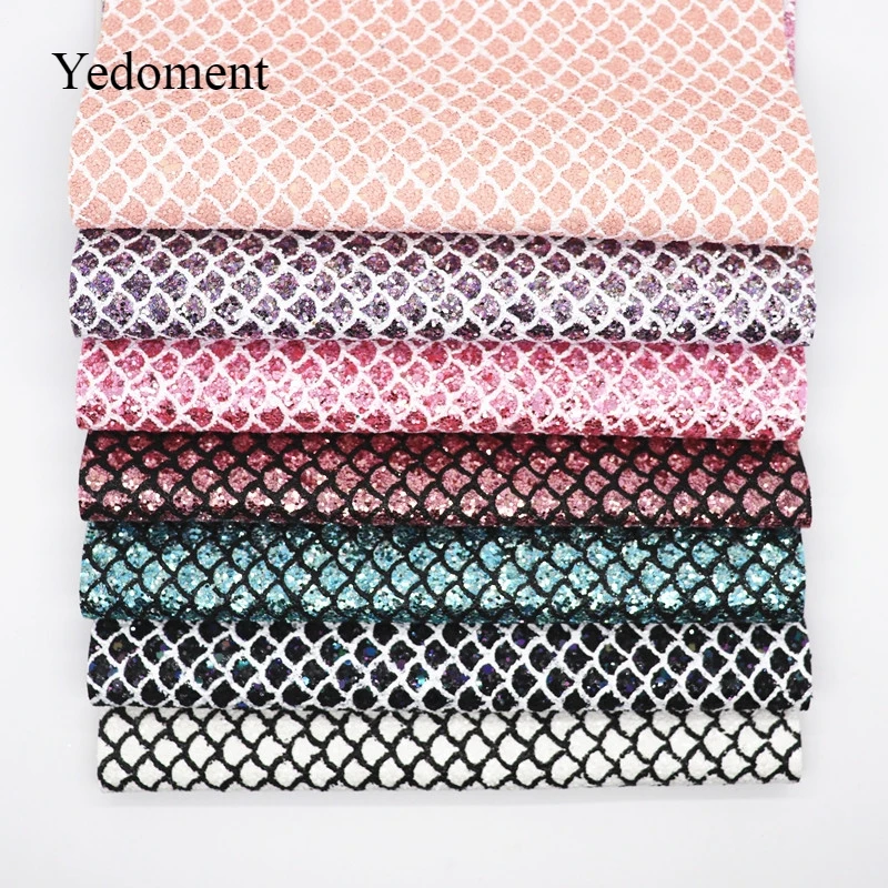 Блестящие листы из искусственной кожи для бантов украшения ручной работы