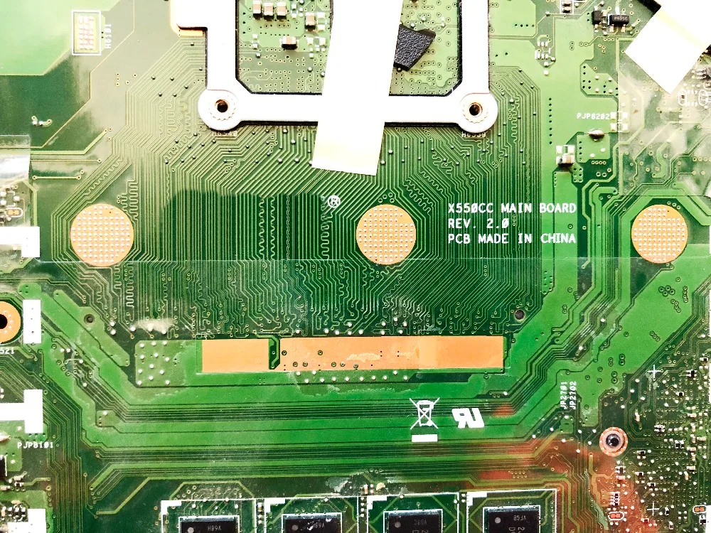 Оригинальная материнская плата для ноутбука ASUS X550CC 1007U 4 Гб GT720M 2 REV 0