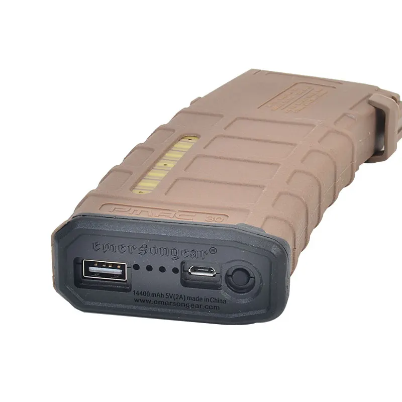 TACTIFANS Журнал Стиль power bank чехол без батареи Интеллектуальный портативный источник питания Открытый Охота аварийное снаряжение подарок