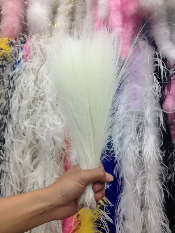

Free shipping wholesale high quality 50pcs rare pure white egret feather silk 35-40cm/14-16inch collected decorative accessories