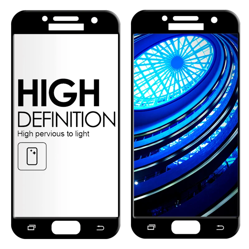 A5 2017 A520 9 H 2.5D полноэкранное закаленное стекло для Samsung Galaxy A520F 5 2 дюйма защитная