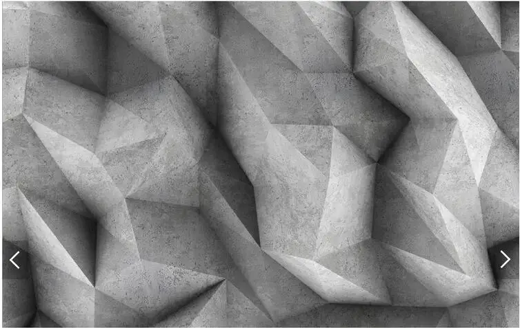 Пользовательские Современные Геометрические обои 3D квадратная цементная