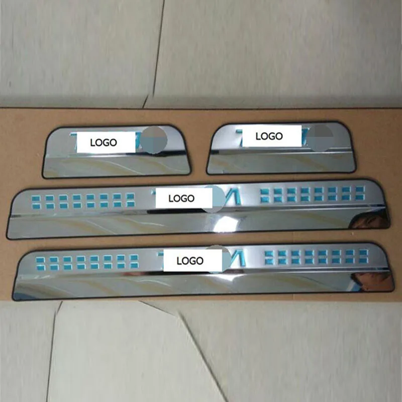 Украшение автомобиля Аксессуары Из Нержавеющей Стали Дверные Пороги Накладка