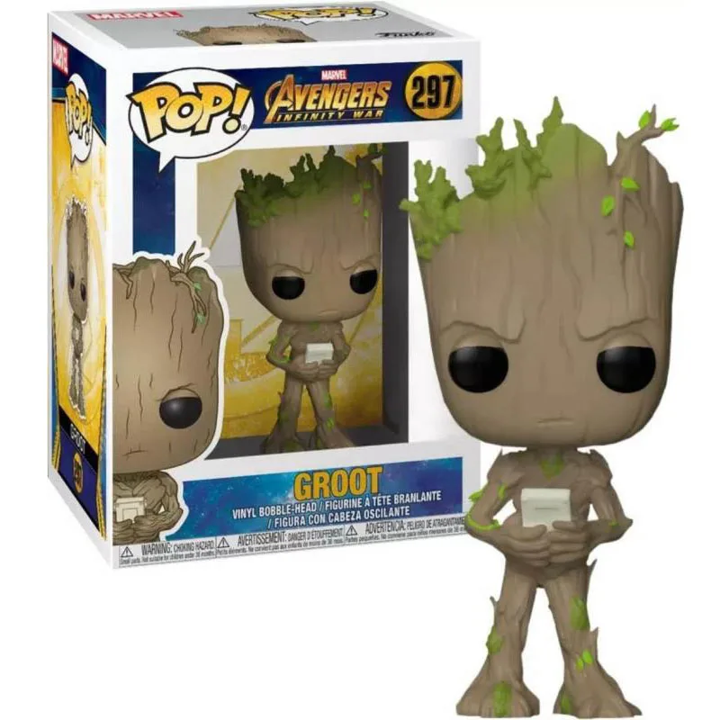 FUNKO POP Marvel Avengers3 groots guardiers of the Galaxy Grootted ПВХ Фигурки Коллекция Модель игрушки для детей
