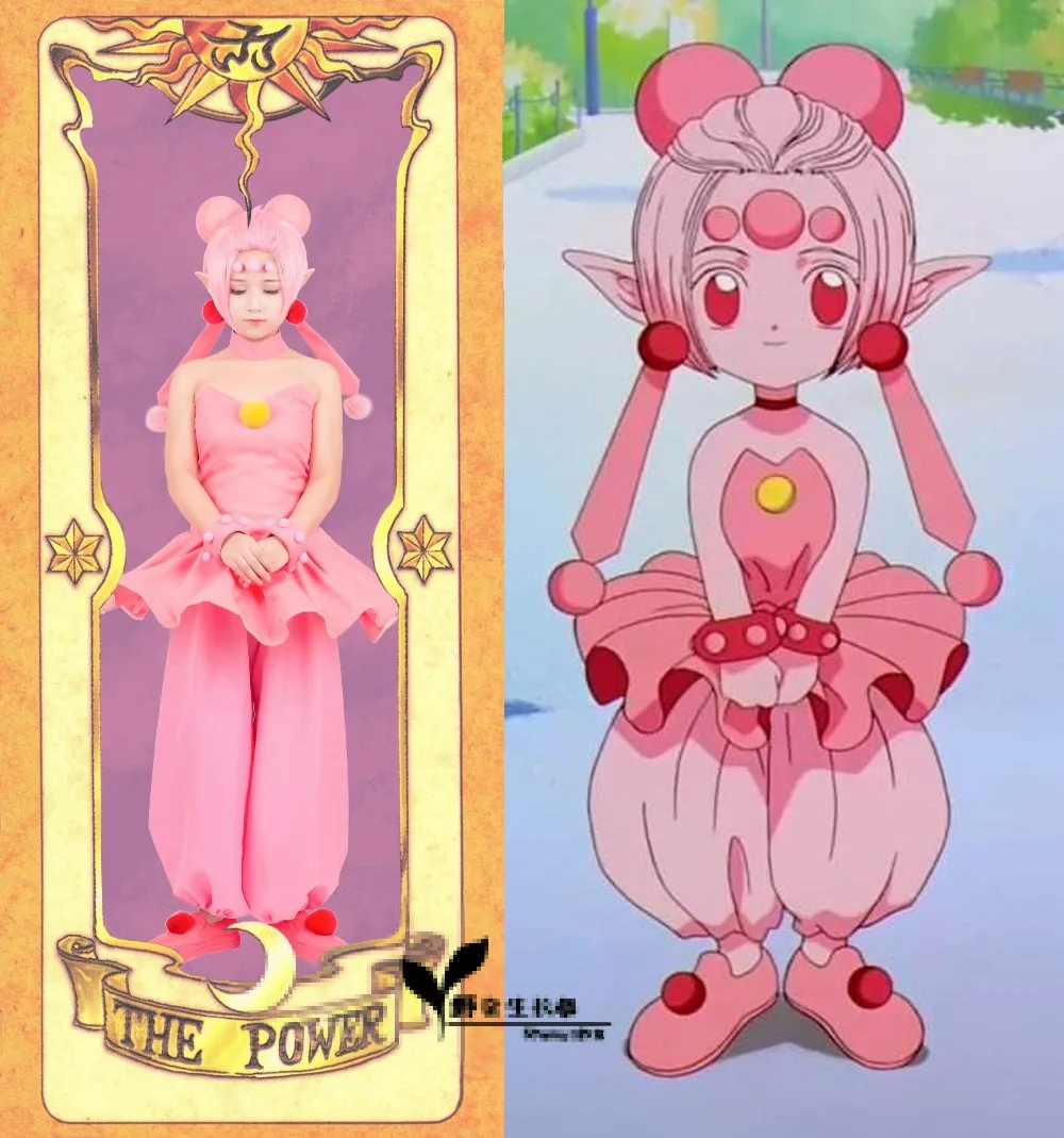 Cardcaptor Sakura Аниме Косплей Clow Card The Power card маскарадный костюм костюмы на Хэллоуин для
