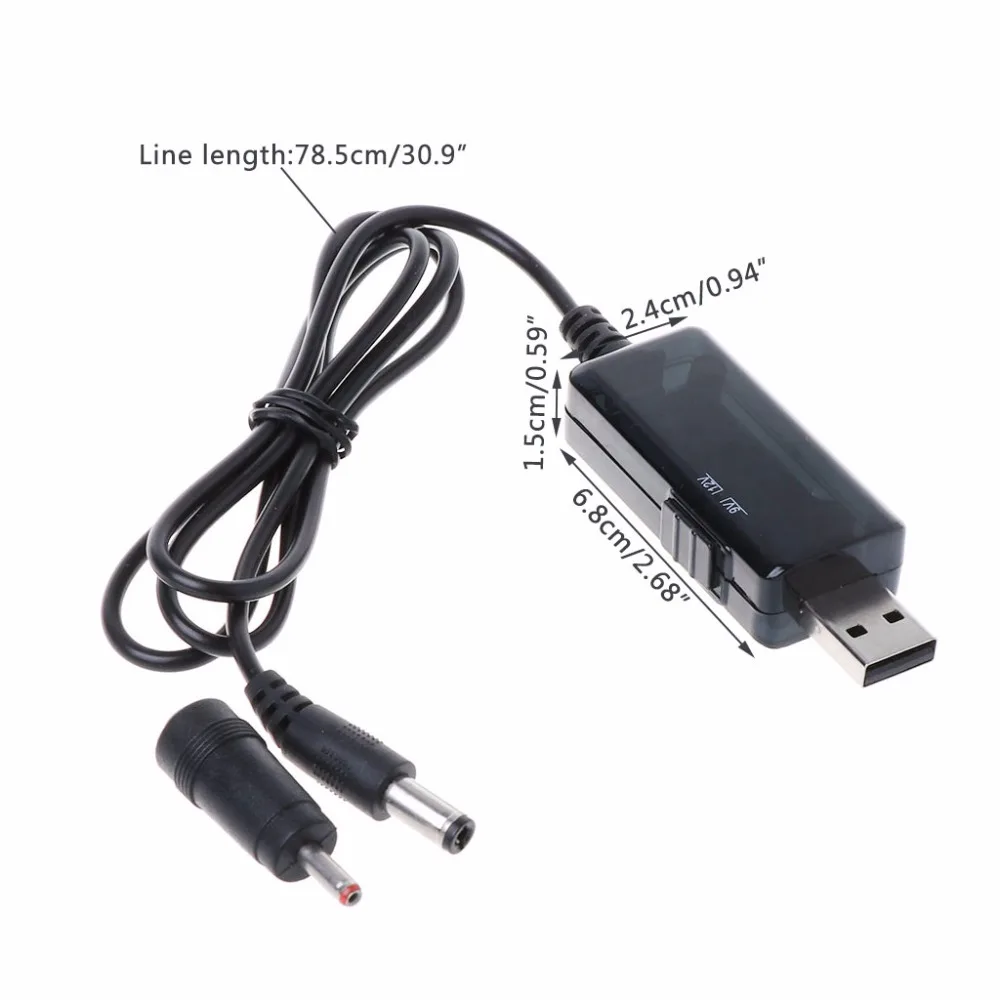 Повышающий преобразователь постоянного тока от 5 В до 9 в 12 USB адаптер с