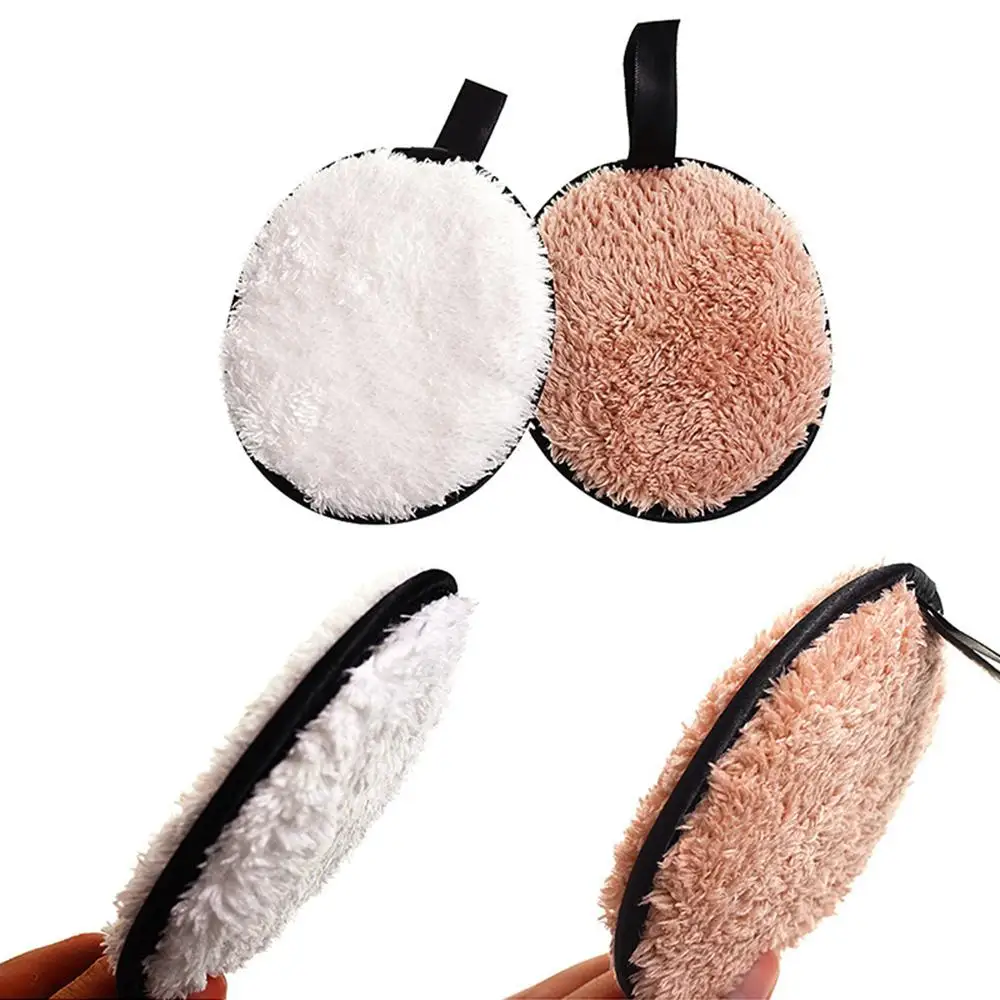 3 шт. многоразовые моющиеся салфетки из микрофибры для снятия макияжа| |