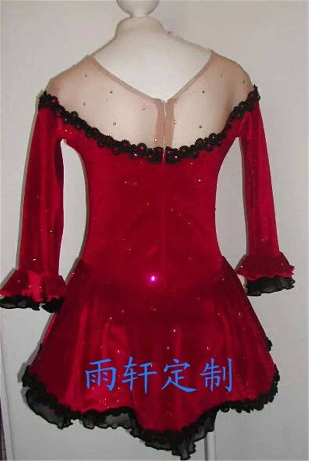 

Crystal Custom Figure Skating Dresses Girls New Brand Ice Skating Dresses For Competition DR4572