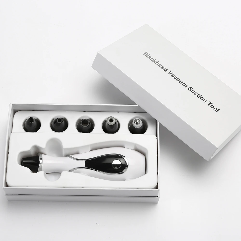 Vase Shape Blackhead Vacuum Suction Noily Pore Vacuum Cleaner Facial Blackhead Acne Removal Tools Photon Rejuvenation Skin