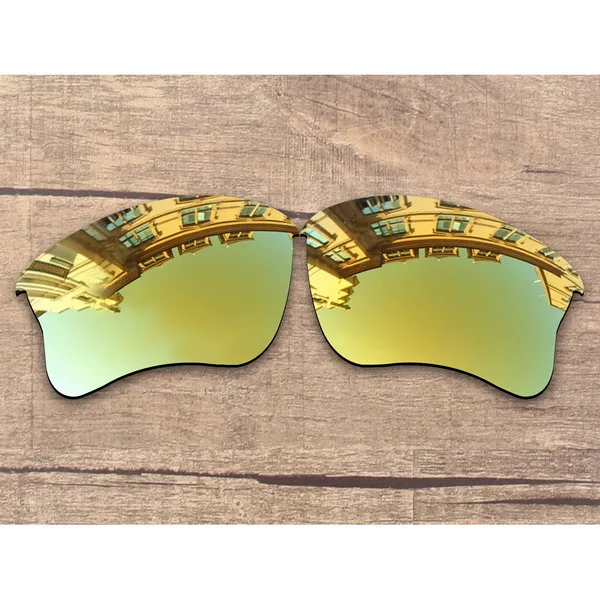 

Vonxyz 24K Mirror Polarized Replacement Lenses for-Oakley Flak Jacket XLJ Frame