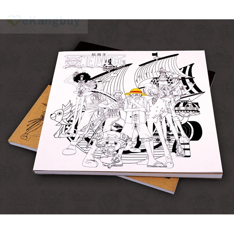 Цельная аниме книжка для раскрашивания антистресс скетч книга детей и взрослых| |