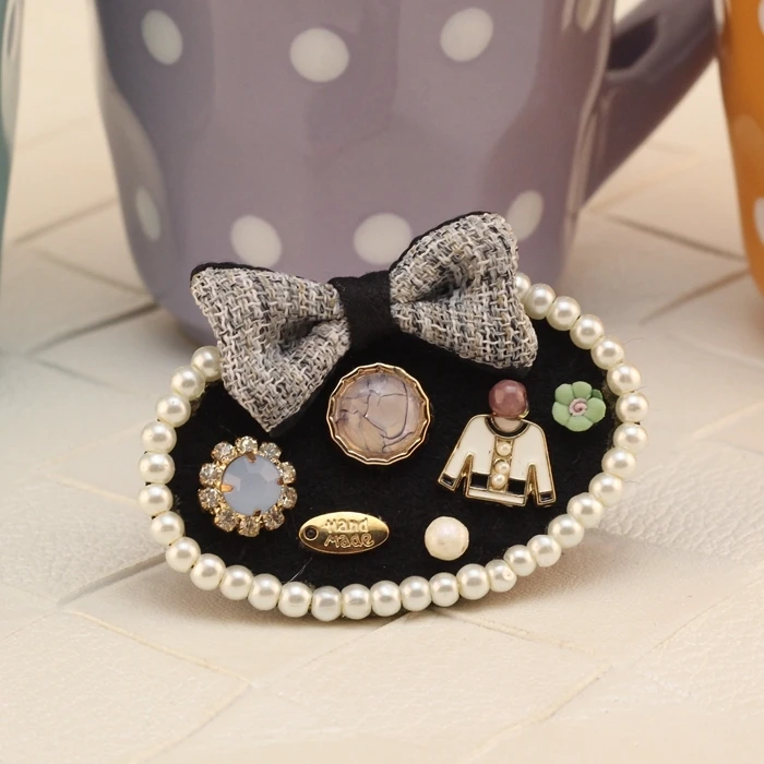 B9 Bowknot Famous Luxury Brand Designer Jewelry 2017 New Brooch Safety Pins Broaches For Women Sweater Dress Lapel | Украшения и