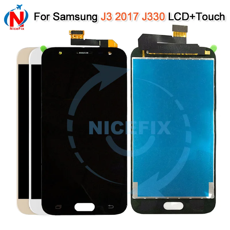 100% супер AMOLED LCDS для Samsung Galaxy J3 2017 J330 ЖК дисплей кодирующий преобразователь