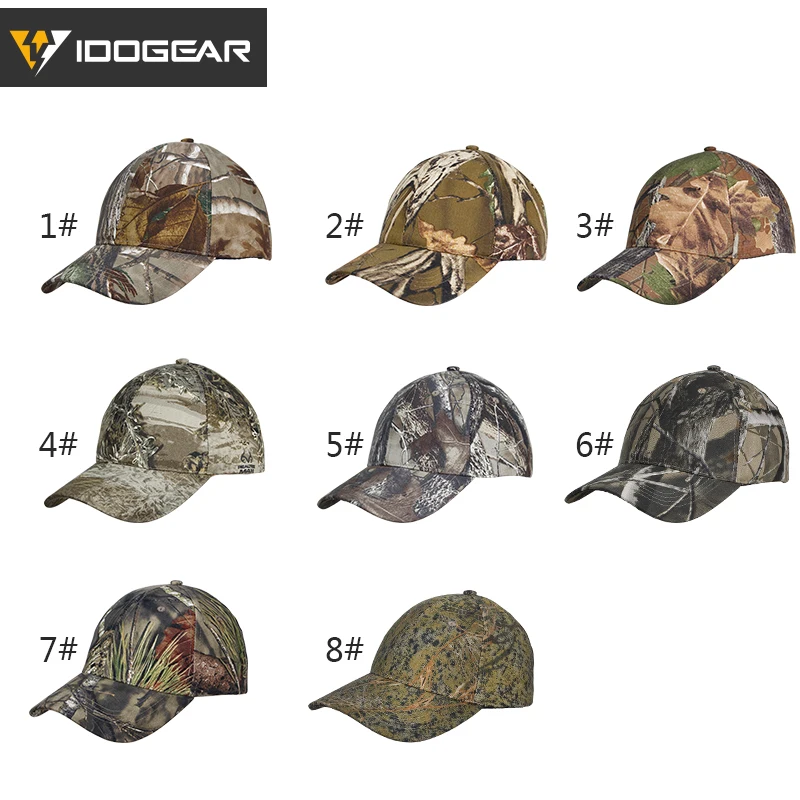 IDOGEAR тактическая бейсбольная кепка для папы шляпа от солнца головные уборы Bionic Camo
