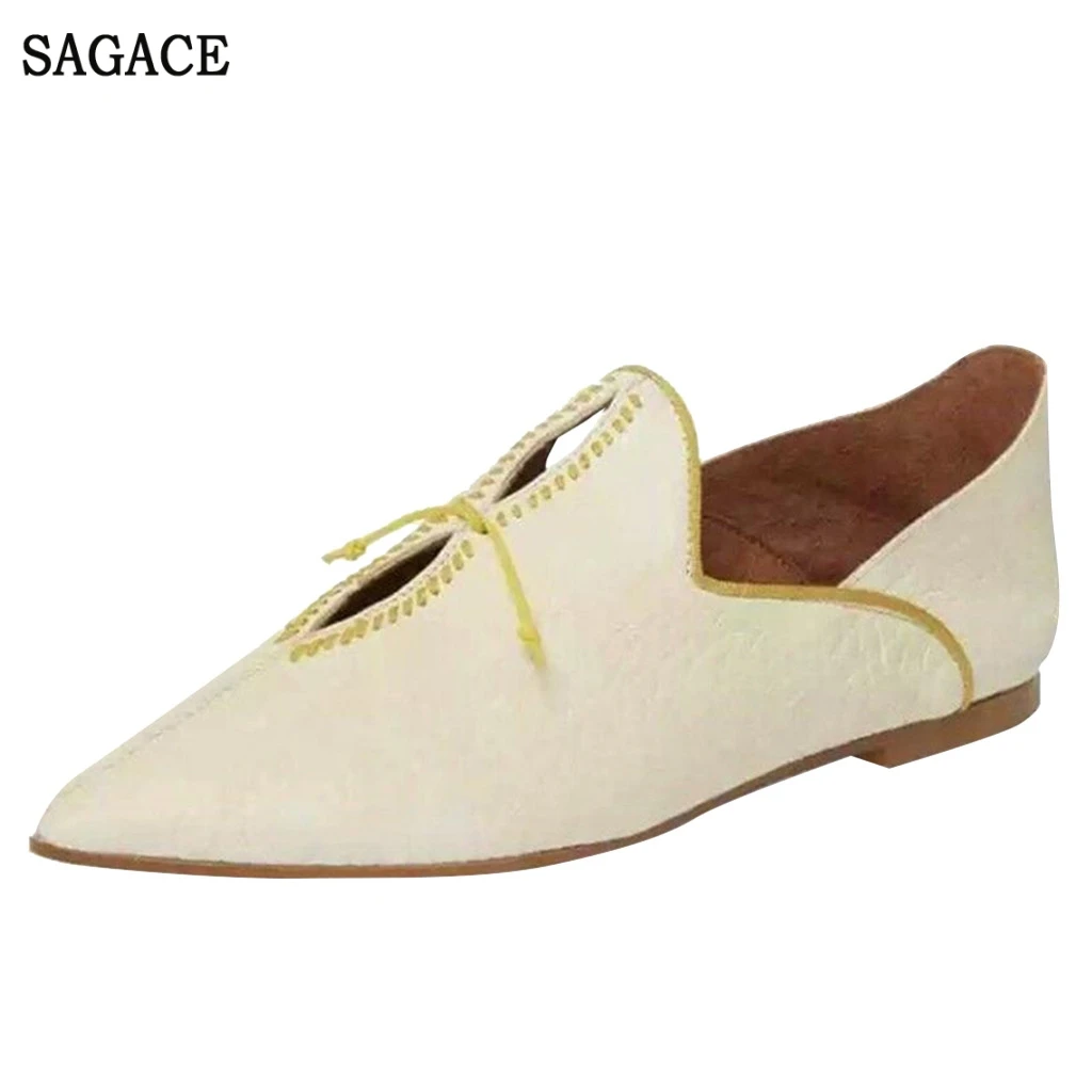 Женские туфли лодочки в римском стиле SAGACE винтажные Туфли гладиаторы без