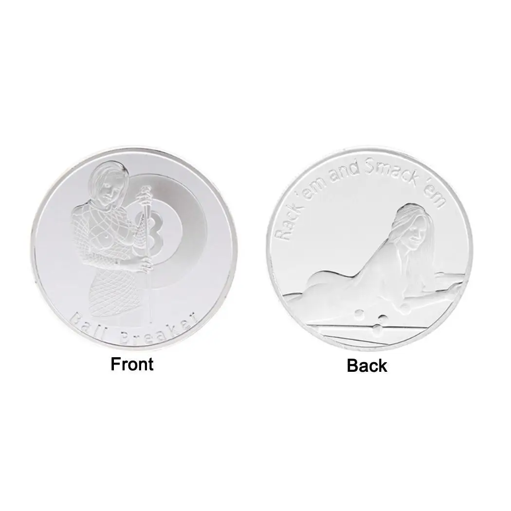 1 шт. Серебряный/Золотой Luck женский узор сплав памятная монета для подарков