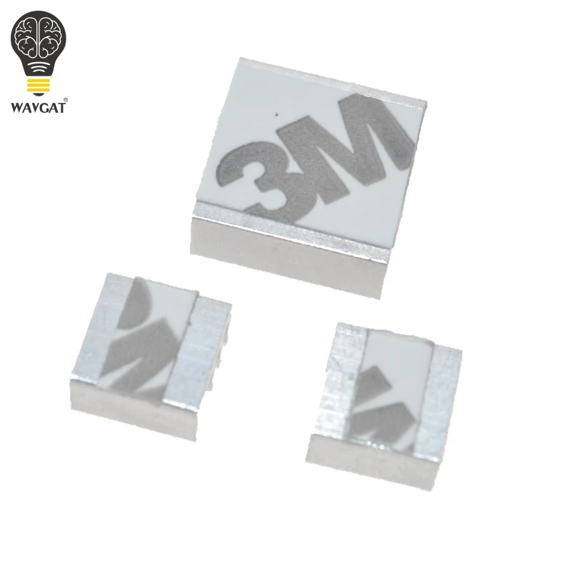 Бесплатная доставка! Набор радиаторов Raspberry PI из чистого алюминия 90 шт./лот 14 х14 мм