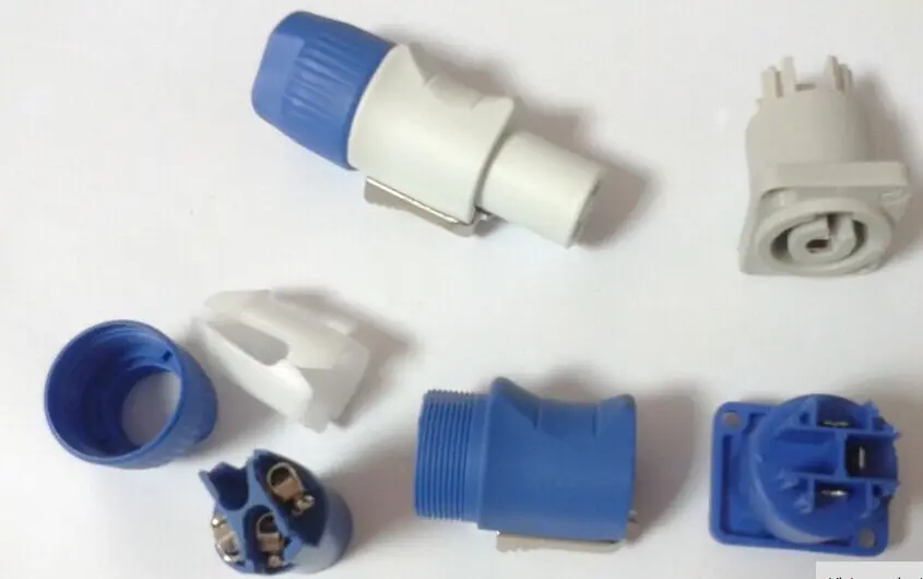 2 Unidades lot Neutrik PowerCON tipo A NAC3FCA + NAC3MPA 1 chasis Plug панель adaptador|adaptador plug|tipo n |