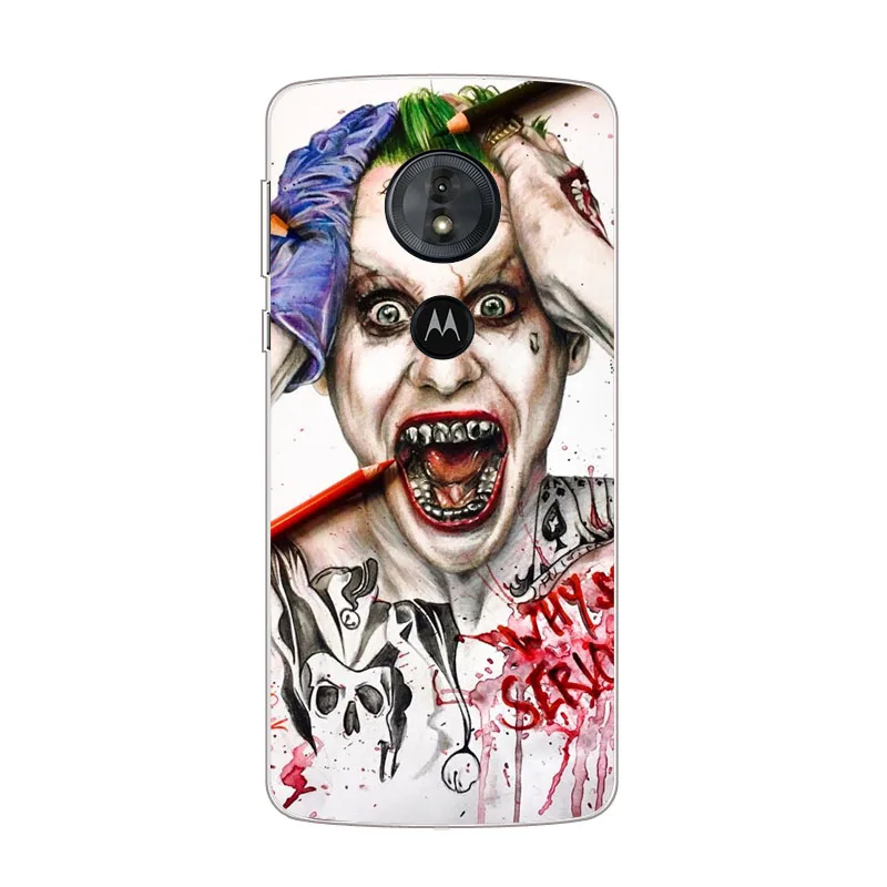 Чехол для Motorola Moto e5 plus силиконовая Мягкая задняя крышка из ТПУ с рисунком