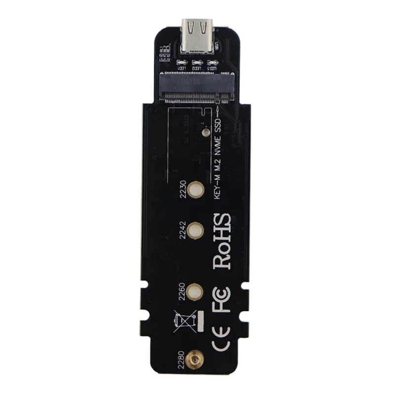 Алюминиевый внешний M.2 до 10 Гбит/с USB 3 1 Тип C NVMe PCIe 0 SSD корпус M ключ NGFF