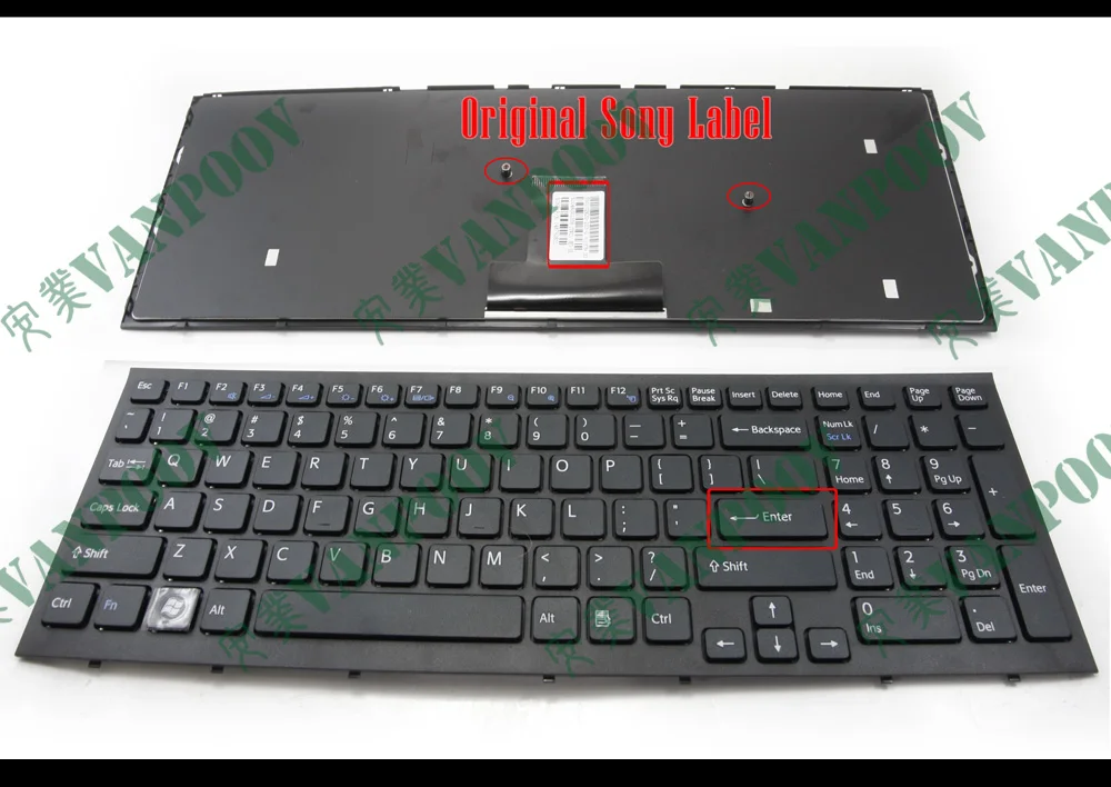 Новая клавиатура для ноутбука США Sony Vaio EB PCG 71311L 71312L 71313L 71314L 71315L 71316L 71317L 71318L черный
