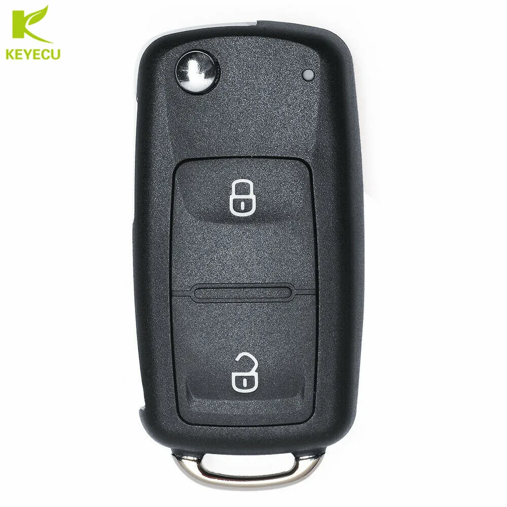 KEYECU Замена откидная оболочка ключа дистанционного управления чехол Fob 2/3 кнопка