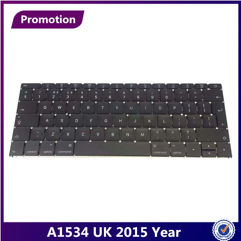 MLLSE Original A1534 1534 UK Keyboard Without Backlight For Apple Macbook 12   uk keyboard without backlight 2015 Year