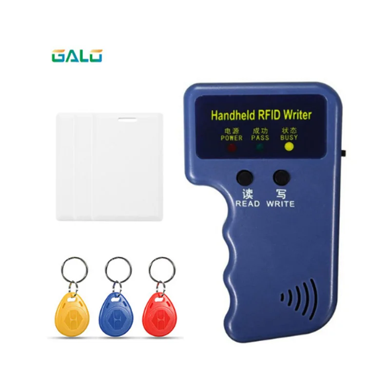 kit 5 Ручной 125 кГц RFID Дубликатор копировальный аппарат писатель программист считыватель с ключи-карты перезаписываемые ID Брелоки метки карты - Цвет: kit 5