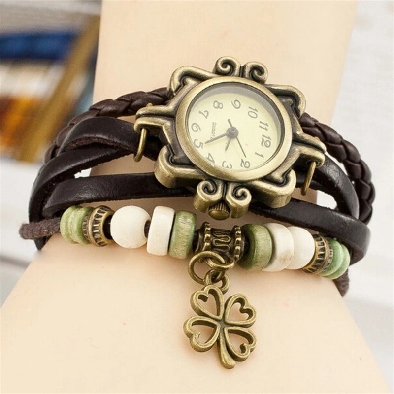Модные браслеты стол горячие взрывные в женские часы четыре листа клевера