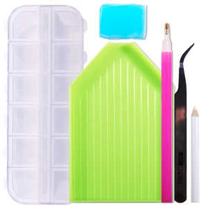 6 шт.компл. ногати расставить комплекс ручка для ногтевого дизайна Стразы Палочки ing инструментах перо пластина легко Палочки до практические косметический инструмент для маникюра