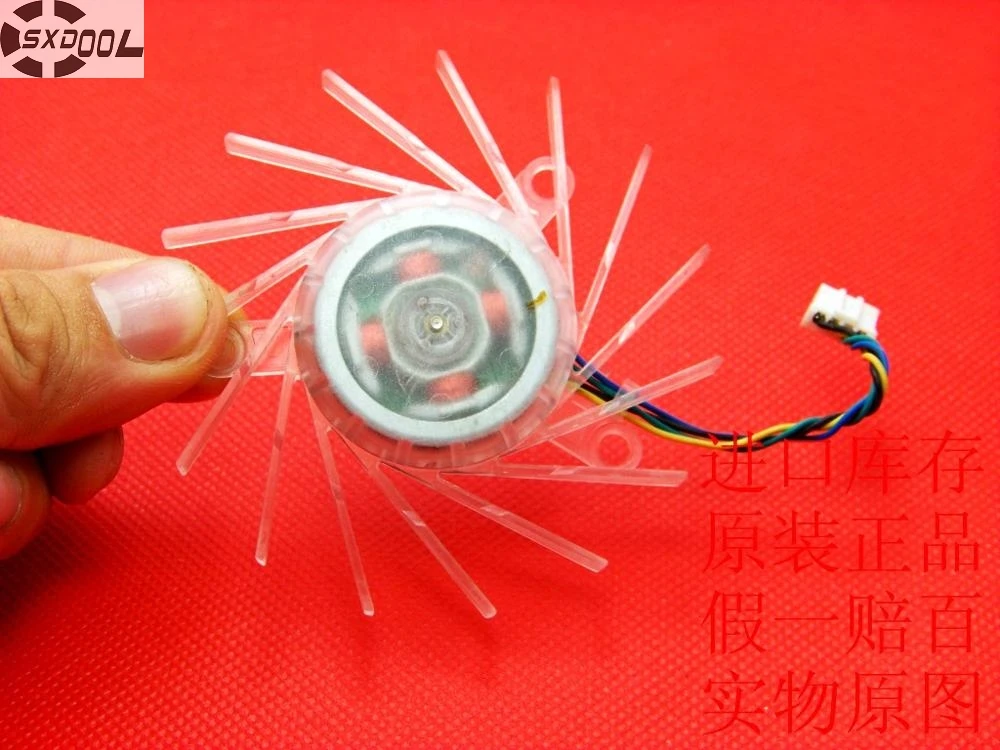 Вентилятор для видеокарты SXDOOL, 7 см, 12 в пост. Тока, 0,28 а, с разъемом для видеокарт