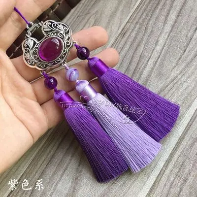 1 Длина 13,5 см DIY ювелирные аксессуары, цепочка на свитер из цинкового сплава полые Ювелирные изделия комбинация из вискозного шелка кисточки кисточка ремешок уха - Цвет: 1