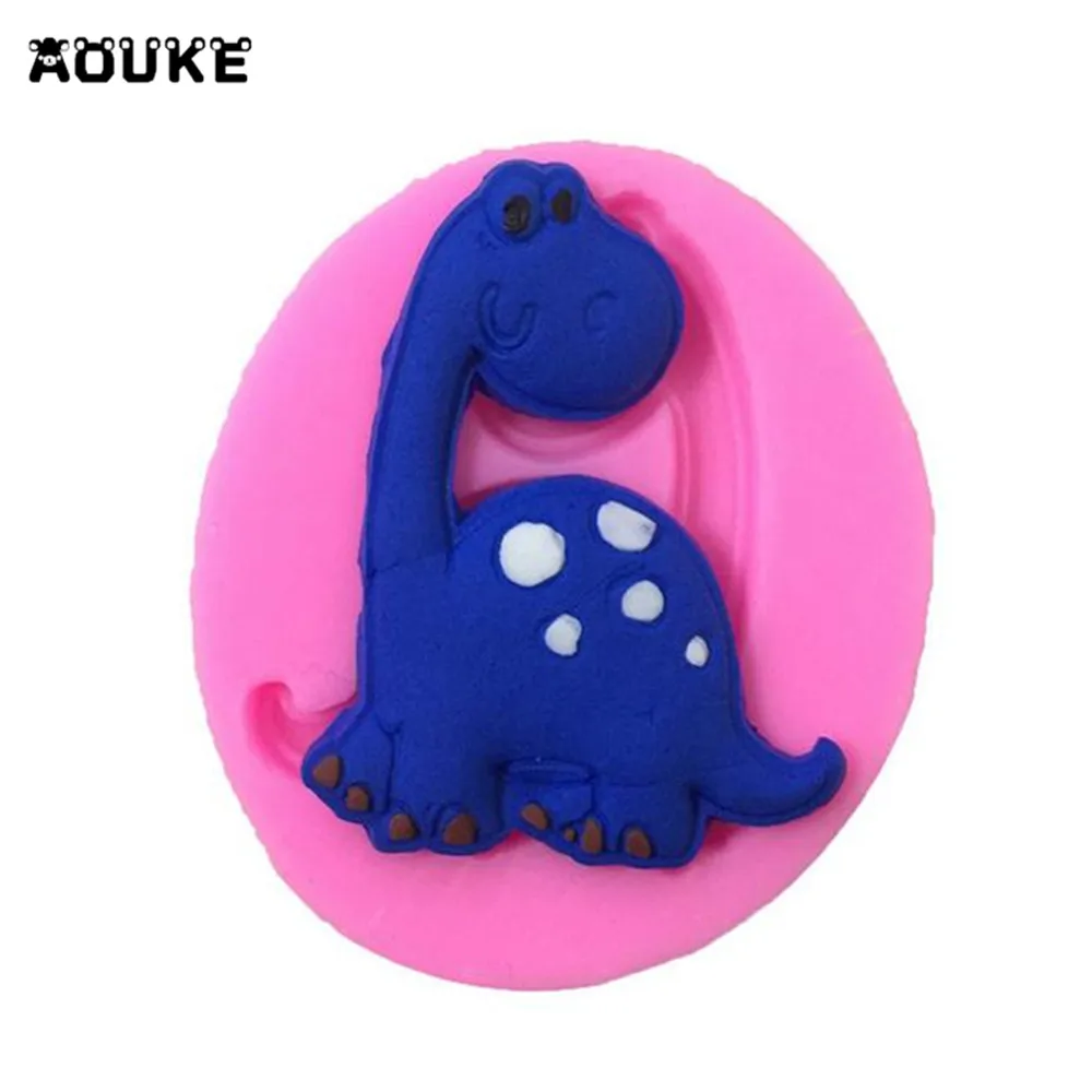 

Cartoon Jurassic Dinosaurs Spots Shape Fondant Cake Silicone Mold Pastry Biscuits Mould Chocolate Candy Molds DIY Baking Tools