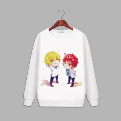 7 Kuroko no Basuke SEIRIN Kuroko Tetsuya аниме печатных толстовка унисекс с длинным рукавом TEIKO член флис топы толстовки для осени - Цвет: 7
