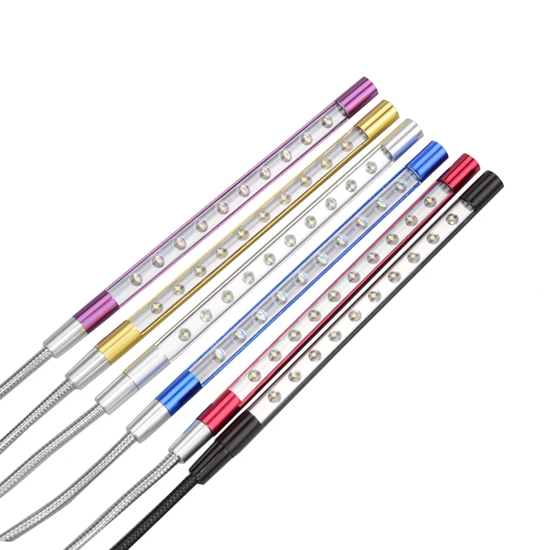 Ультраяркая Гибкая светодиодсветильник мини лампа для чтения ноутбуков ПК