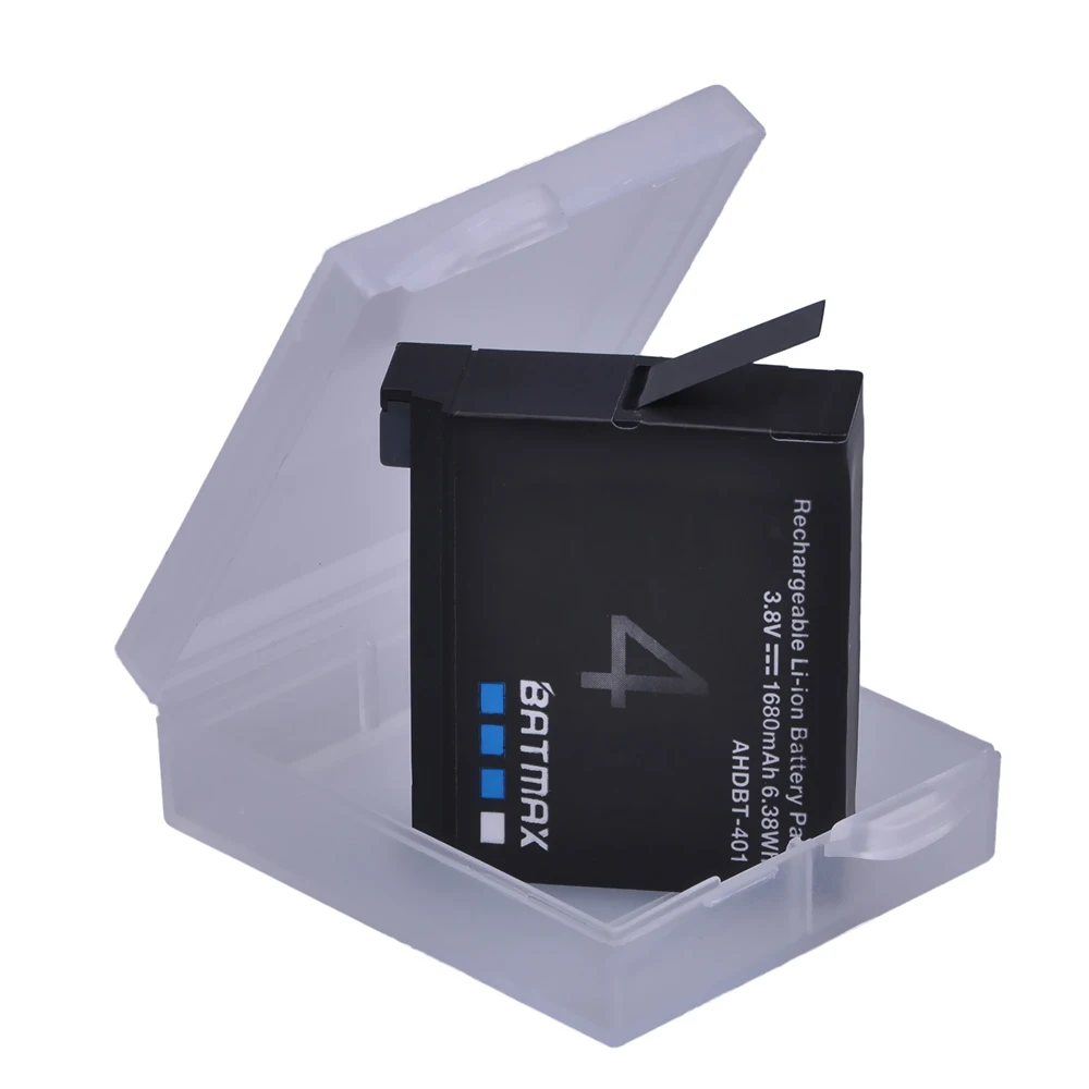 Зарядное устройство Batmax USB для Gopro Hero 4 3 слота AHDBT 401|Цифровые аккумуляторы| |