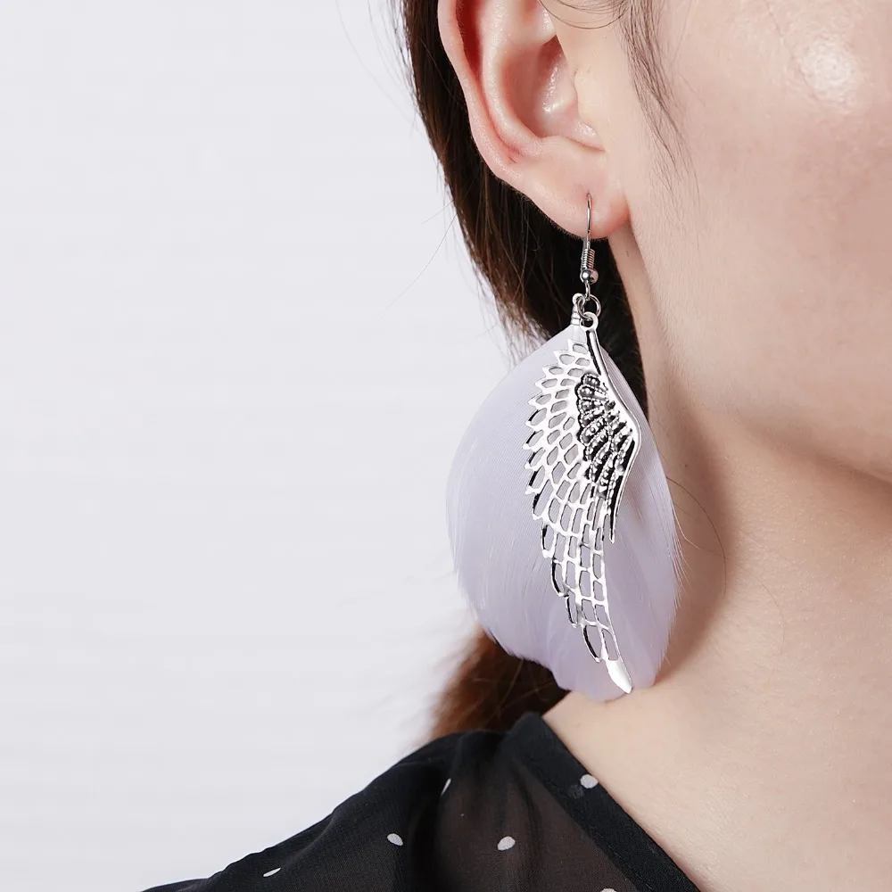 Rinhoo Bohemian Ethnic Long Statement Colorful Tassel Drop Earrings Boho Beads Fringe Earrings Women Fashion Dangle Earring