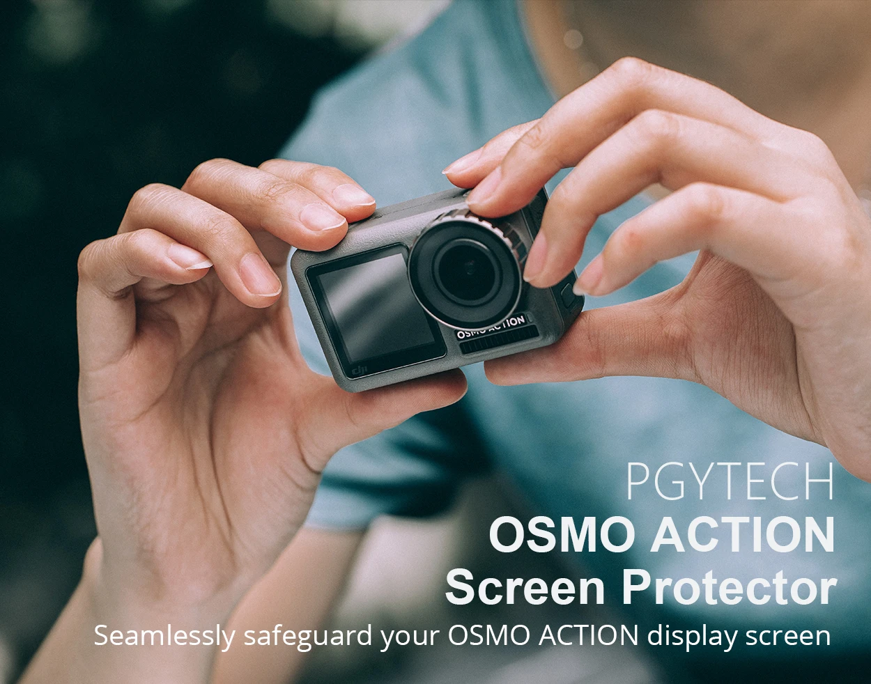 PGYTECH Osmo Action закаленное стекло плёнка полностью покрывающая протектор экрана стекло HD против царапин для DJI OSMO аксессуары для экшн-камеры
