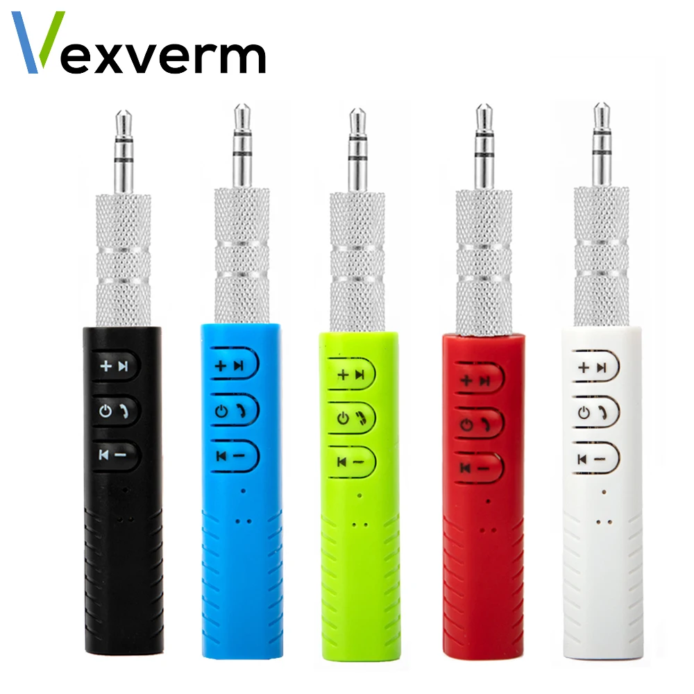 Комплект беспроводного автомобильного Bluetooth приемника Vexverm 3 5 мм с разъемом Aux и