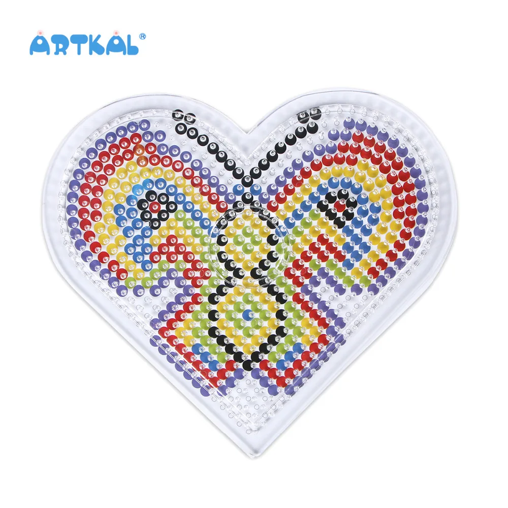 Бусины Artkal Fuse в форме сердца с мультяшным рисунком для Midi 5 мм бусины пиксели