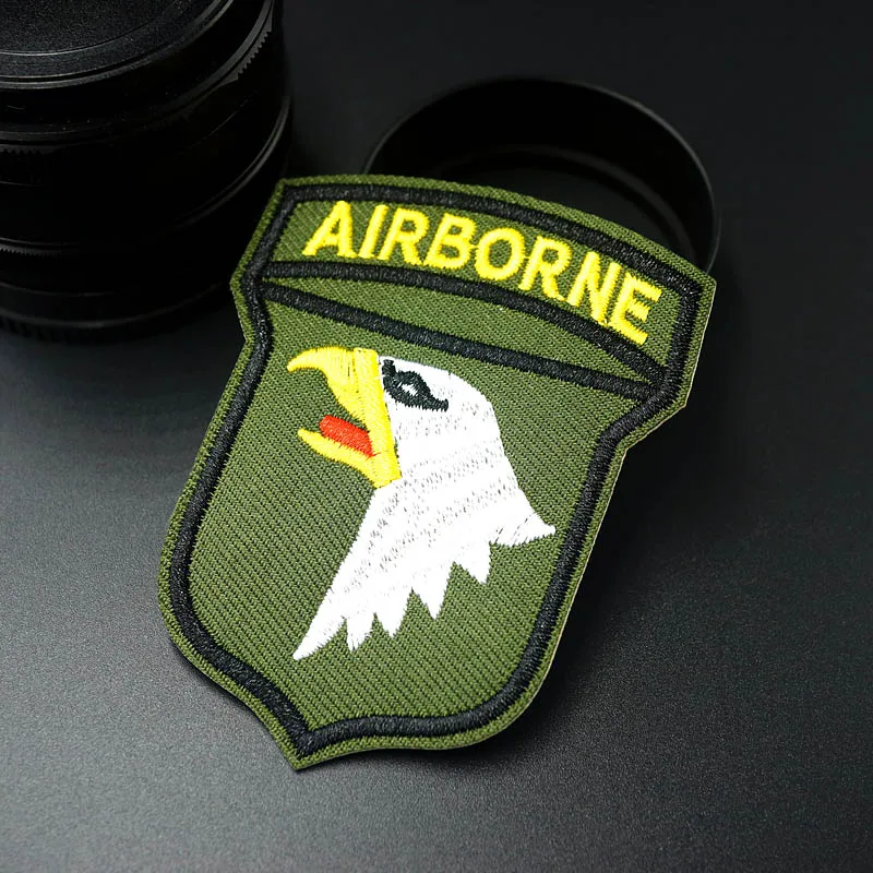 8 шт./лот воздушно-капельные значки армии США LHK вышивка аппликация Глажка одежды