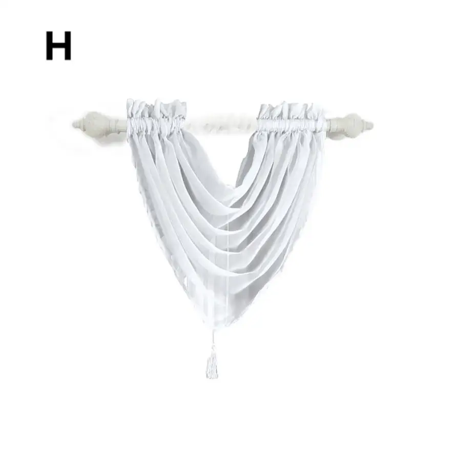 H 1 PCS Valance European Royal Luxury Valance Curtains for Living Room Window Curtains for Bedroom Valance Curtains for Kitchen#4 - Цвет: H