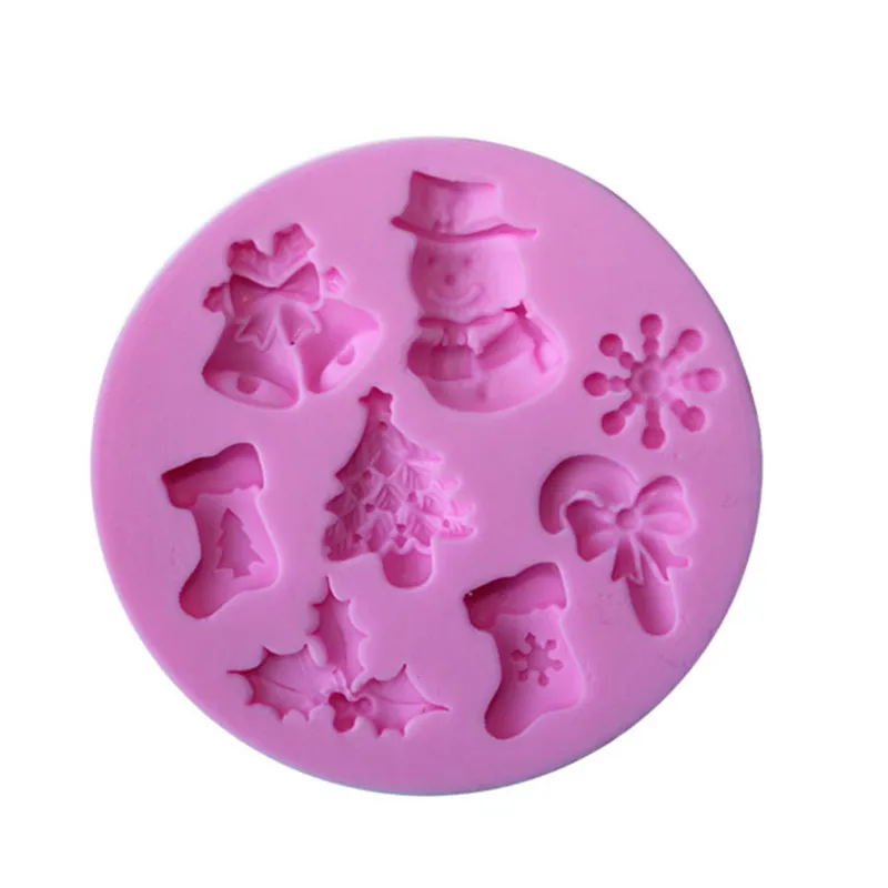 

Aouke Christmas Series Silicone Mould DIY Fondant Cake Mould Chocolate Fudge Tools Kitchen Baking Utensils