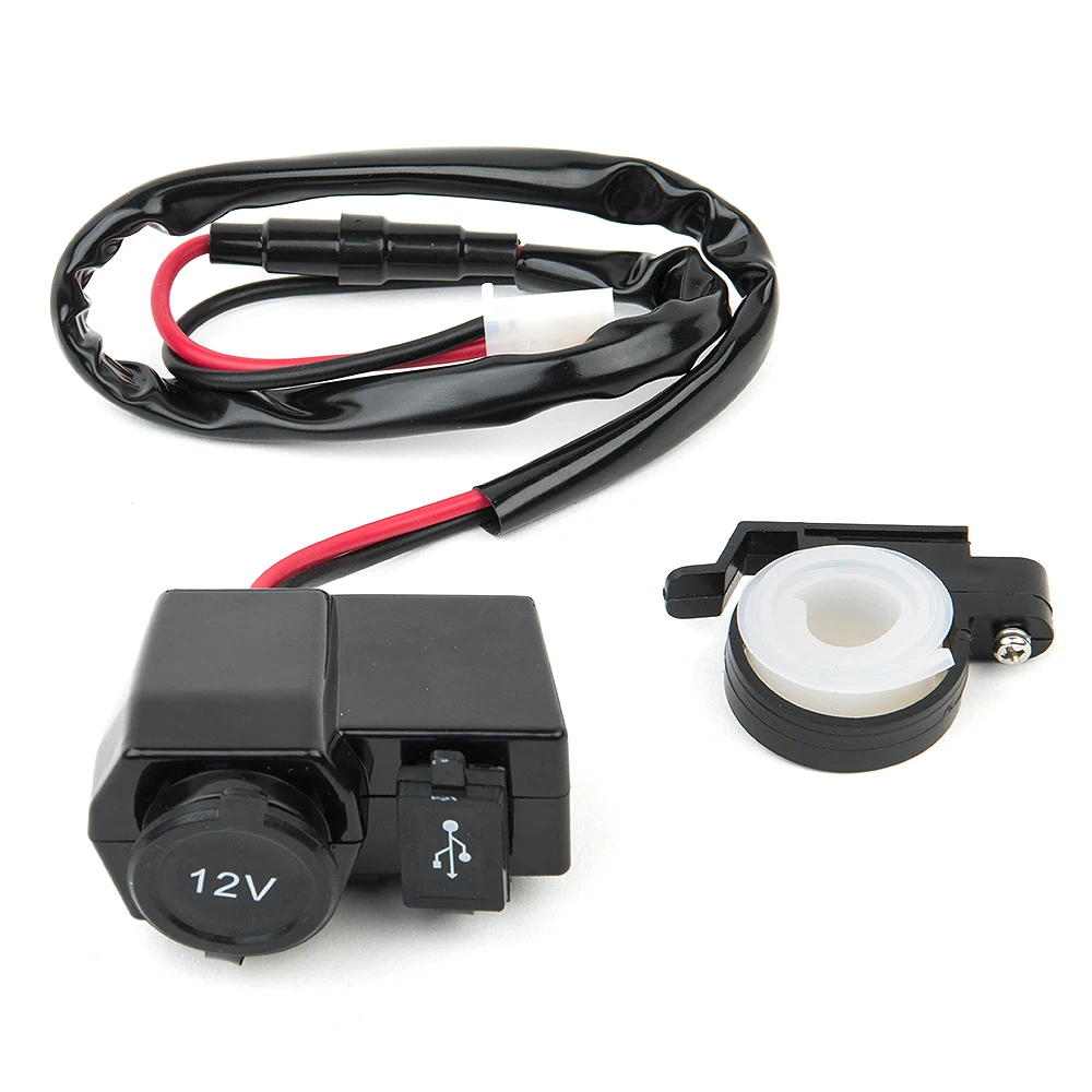 Водонепроницаемый USB адаптер на руль мотоцикла скутера прикуривателя 12